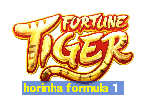 horinha formula 1